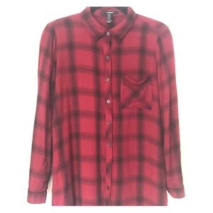 Forever 21 Flannel Mini Dress